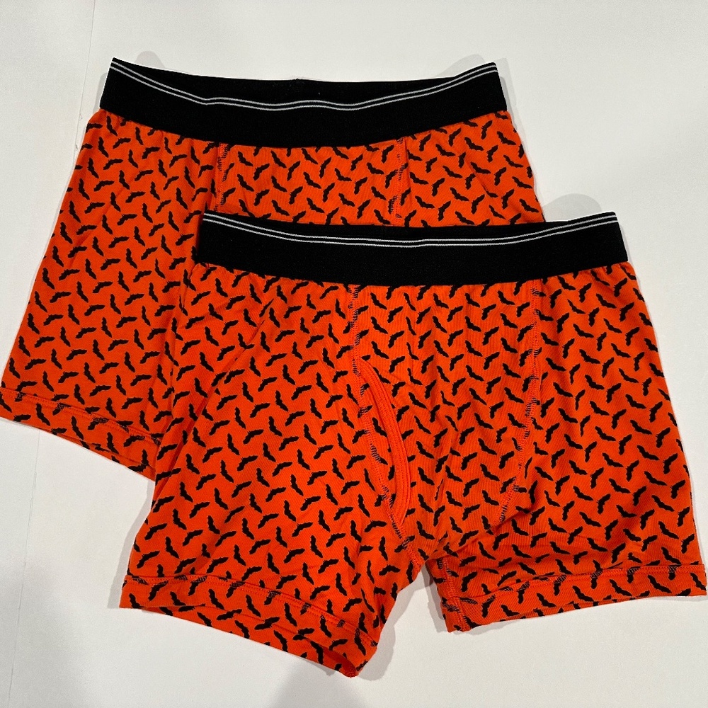 Two J Crew Boxer Briefs in Bat Print - Size XS. Both $25‎